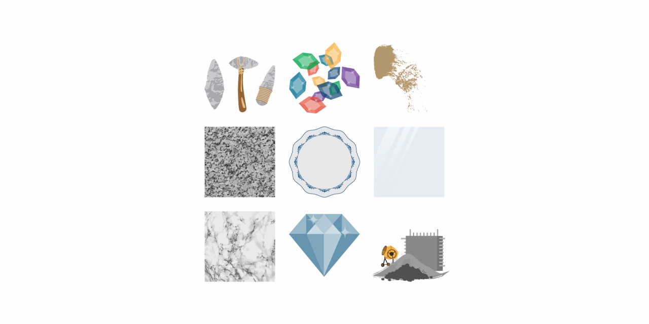 Les matériaux minéraux